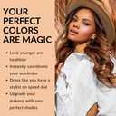 Summer Color Fan by Color Me Beautiful, the leading authority on color analysis. Your Color Guide for clothing & accessories. The 48 very best colors for Summers selected from millions of options