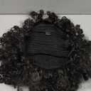 Afro Short Curly Drawstring Puff Bun Extension for Women Ponytail Hairpiece Comfortable Transform Your Look Instantly