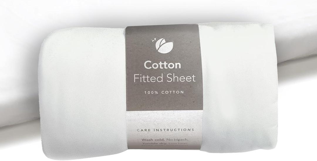 Guava Family Travel Crib Sheet | 100% Cotton Fitted Sheet, Manufacturer-Approved Fit | Soft, Breathable Crib Sheet for Your Baby's Comfort | Unisex Sheet for Infants, Toddlers (New)