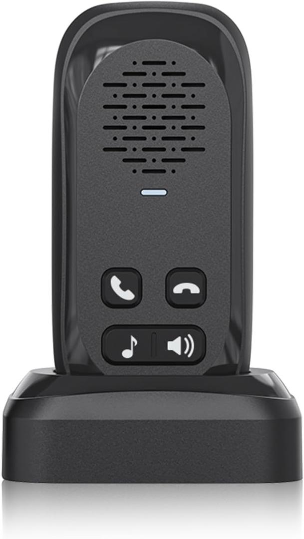 Intercoms Wireless for Home,Two Way Real-Time Intercom 984 Feet Range,Room to Room Intercom for Home Office Business with 4 Volume Levels 4 Chimes,Wireless Intercom System with Charging Base (Black)
