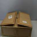 Rotating Bookshelf, 360 Degree Revolving Bookcase, 4-Tier Spinning Bookshelf, Clear Acrylic & Solid Wood Rotating Bookcase for Kids Playroom, Bedroom and Living Room, Square