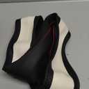 Car Steering Wheel Cover, Anti-Slip, Safety, Soft, Breathable, Heavy Duty, Thick, Full Surround, Sports Style (Black with Red line)