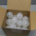 Leyndo 48 Pcs Bulk Glow in The Dark Table Tennis Balls 40 mm Lighted Table Tennis Balls for Sports Neon Game Bouncy Decoration Arts Sports Activities Party