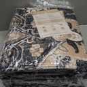 RUUGME Washable 9x12 Area Rugs - Large Rugs for Living Room Stain Resistant Carpet Vintage Rugs for Bedroom with Non Slip Backing Home Decor Floor Decoration Mat (9x12 Black)