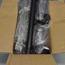 UME 8 Pack Solar Pathway Lights Outdoor, Bright Solar Garden Lights with Metal DesignIP65 Waterproof, Auto On/Off, 3000K LED Landscape Lighting for Yard, Lawn, Walkway, Driveway, Patio Decor (Black)