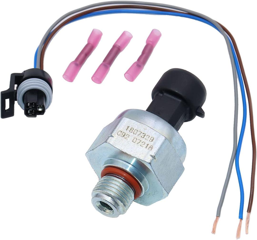 7.3 ICP Injection Control Pressure Sensor & Pigtail Kit Compatible with Ford Powerstroke 7.3L Diesel ICP102 1807329C92 F6TZ-9F838-A F4TZ9F838A F6TZ9F838A CM5227 112841