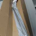 48-84 in. Adjustable Petite Caf Curtain Rod, 2-Pack, 7/16 in. Diameter, Silver