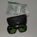 Freckles Mark Thick Hexagonal Retro Sunglasses for Women Trendy 60s Vintage Sun Glasses Oversized Classic Shades (Emerald Green)