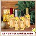 Tioncy 16 Pcs Empty Vanilla Extract Bottles for Homemade Vanilla Jar Glass Bottle with Cap, Shrink Band, Sticker DIY Crafts Wedding Gift Food Storage Canister for Bean(Multicolour,8.5 oz)