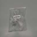 HOMOTEK 8 Pack Heavy Duty Solid Rigid Door Stop with Soft Rubber Tip, Zinc Die Cast Door Stopper Protect Wall & Door,Antique Brass