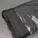 NICETOWN Outdoor Curtain Sunblock with Silver Rustproof Grommets Top and Bottom, Windproof Thermal Insulated Blackout Outdoor Curtain/Drape Protect Privacy for Patio, Single Piece, W52 x L95, Grey