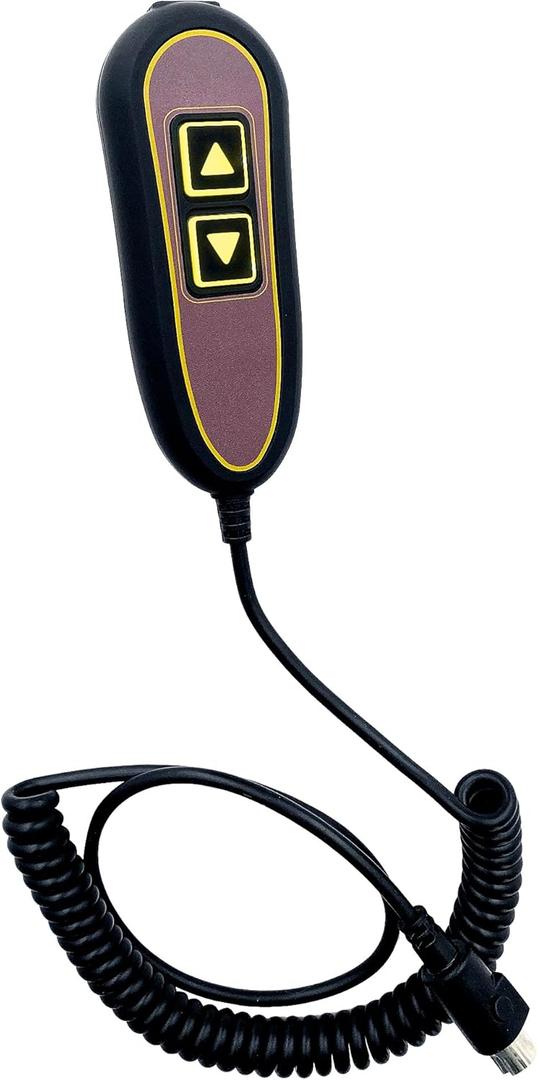 2 Button 5 Pin Remote ZK1200-HC Hand Control Replacement for Golden with USB and Backlight for Lift Chair Power Recliner