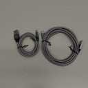 USB A to Lightning Cord, 2Pack/3Ft Nylon Braided iPhone Charger Cable, Apple Approved Fast Charging Power Wire for iPhone 14, 13 Pro Max, 13Pro, 13 Mini, 12 11 10 XR XS X 8 Plus 7 Fast Cargador Chord