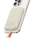 Charmast Slim Portable Charger, 5000mAh Fast Charging Power Bank Built in for iPhone Cable, Digital Display Battery Pack Compatible with iPhone 14/ 14 Pro Max/ 13/ 13 Pro Max/ 12/ 11/ XR/ X (No-Wireless)