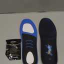 Plantar Fasciitis Relief Shoe Insoles [1-Pair], Arch Support Insoles, Running Athletic Gel Shoe Inserts, Orthotic Inserts for Arch Pain[Trim to Fit: Men 8-12/Women 9-13] (Black & Blue)