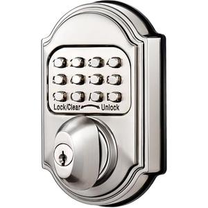 Keyless Entry Keypad Deadbolt Door Lock, Zinc Alloy Sabbath Lock Commercial Grade 1 Rekeyable 100% Mechanical Shabbos Lock- No Risk of Low Power, Compatible W/ SC1 Keyways