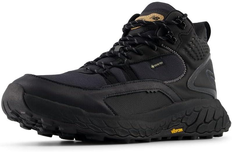 New Balance Men's Fresh Foam X Hierro Mid V1 Trail Running Shoe (9.5 X-Wide, Black/Castlerock/Phantom)