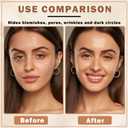 Air Brush Makeup Foundation,Flawless Airbrush Foundation for Older Women,Teenagers,Middle-aged and Mature Skin,Lightweight Moisturizing,Buildable Coverage for Smooth Radiant Skin (02 Beige)