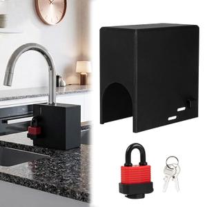 Child Proof Faucet Lock – Adjustable Faucet Lock for Kitchen, Bathroom & Drinking Water Taps | Secure Faucet Guard for Kids, Pets & Dementia | Easy Install Faucet Safety Lock