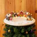 Electric Rotating Christmas Tree Topper Holder, 7.8inch 360 Degree Rotating Christmas Tree Topper Stand for Holiday Decor Universal Spinning Tree Toppers Stabilizer for All Type Decoration