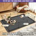 51 x 26 TPE Guinea Pig Cage Mat, Waterproof with Raised Edge