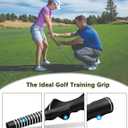 2Pcs Right Hand Golf Grip Trainer | Golf Swing Trainer RH for Improving Hand Positioning | Lightweight Molded Anti-Slip Wrist Trainer for Adults Men Women Beginners