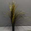 Beistle Plastic Metallic Black And Gold Spray Centerpieces For Happy New Year Decorations, Awards Night Tableware, Birthday Party Supplies, (Pack of 2) 19"