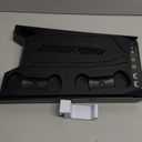 Rysker PS5/Slim/Pro Stand, PS5 Cooling Station Built-in 3-Level Cooling Fan & Fast Charger for Disc & Digital, PS 5 Accessories with Safety Screw and Headset Holder (Deep Black)