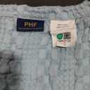 PHF Cooling Waffle Blanket Queen Size, Lightweight 60% Rayon Derived from Bamboo & 40% Cotton Breathable Blanket for Hot Sleepers, Soft and Luxury for Bed Couch and Sofa, 90"x90",Sky Blue