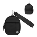 CLUCI Mini Backpack Keychain Wallet Small Change Quilted Coin Purse Cute Puffer Wristlet Pouch with 3 RFID Card Slots