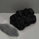 Sondur Travel Cushion  CloudAir Technology Airplane Seat Cushion  Inflatable Travel Cushion for Long Flights  Portable Air Cell Design, Puncture-Resistant Waterproof Pad  Black