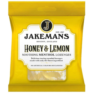 Jakeman's Jakemans Lozenges Honey & Lemon Menthol (Pack of 3) Best By 03/2028