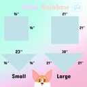 Dog Bandana, Shark Print Boy Bandana Pet Kerchief 1PC Washable Cotton Square Dog Scarfs for Small Medium Large Dogs