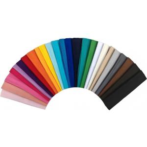 25 Pack Headbands for Women 25 Colors Head Bands for Women's Hair, Non Slip Stretchy Elastic Headbands for Yoga Running Gym