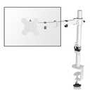 Suptek Single Monitor Arm Desk Mount Fully Adjustable Monitor Stand for 1 / One Screen up to 13" to 32" Extra Tall 15.75 inch Pole,VESA 75x75mm or 100x100mm,White (MD9421W)