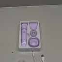 Ufree Bikini Trimmer Electric Razors for Women, Rechargeable Pubic Body Hair Trimmer Electric Shaver for Legs Body Hair, Bikini Shaver IPX7 Waterproof, Gifts for Women, Purple