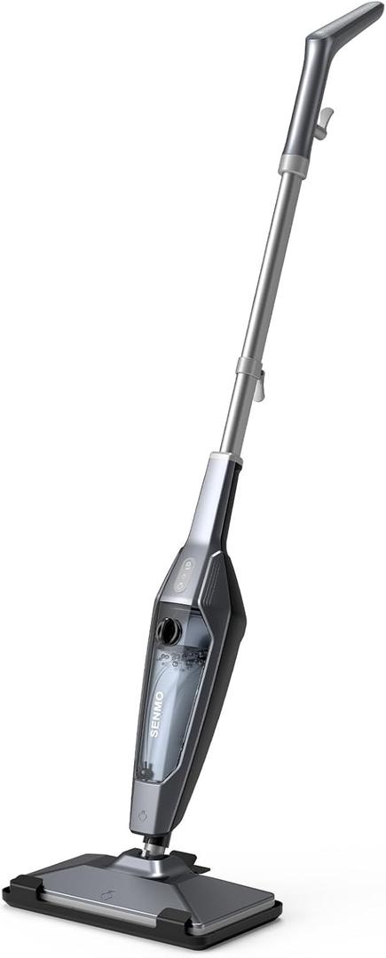 SENMO Steam Mop, 14-in-1 Detachable Steam Cleaner for Home and Floor, 1300W 228F Deep Cleaning MultiPurpose Floor Steamer with 14 Attachments for Hardwood Floors, Tile, Grout, Furniture, Carpet, Wall