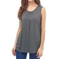 Smallshow Women's Maternity Nursing Tank Tops Breastfeeding Grey Size M