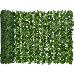 DearHouse 118x39.4in Artificial Ivy Privacy Fence Wall Screen, Artificial Hedges Fence and Faux Ivy Vine Leaf Decoration for Outdoor Garden Decor