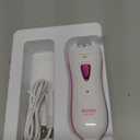Epilator Smooth Glide Epilator for Women Face RechargeableEpilator for Women FacialEpilator Hair Remover Smooth GlideEpilator for WomenFace Bikini Hair Removal Arms/Face/Peach Fuzz White Portable