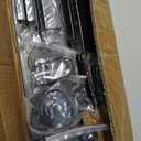 Metty metal orch and Deck Railing Kit, Aluminum Railing Kit, Finish Railing System for Outdoor Decks, Porches & Balconies (Black-1pack, 4Ft)