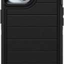 OtterBox iPhone 17e & iPhone 16e (Only) - Defender Series Case - Black - Case Only - Rugged & Durable - with Port Protection - Microbial Defense Protection