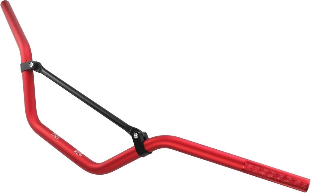 PRO BAT Handle Bar 7/8" 22MM Handlebar Compatible with CRF YZF KXF KLX RMZ DRZ Pit Dirt Bike Motocross ATV Quad, Red