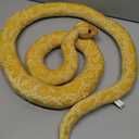 NatureMan Lifelike Snake Stuffed Animal Soft Stuffed Snake Toy 78'' Long Fake Snake Plush Toy, Realistic Plush Snake Pranks Toys,Children's Toy Gift (Yellow)