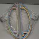 MOPALL Clothes Hanger 14 Pack, Sweater Hangers No Shoulder Bump, 16.5 inch Wide Heavy Duty Coat Hangers for Closet, Non Slip PVC-Coating Metal Hangers for Sweaters,Suits,Dresses,Jackets,Pants,Shirt