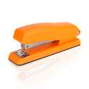 Stapler Compatible with Standard 26/6 Staples - Compact and Durable Stapler for Home, Office, or School - Staples Up to 20 Sheets (Orange)