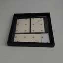 Iheipye Large Medals Display Shadow Box - 6 Medal Display case - Perfect Medal Display for War Military, Runners, Marathon, Race Winner, Football, Gymnastics & All Sports (Black, 12x12)