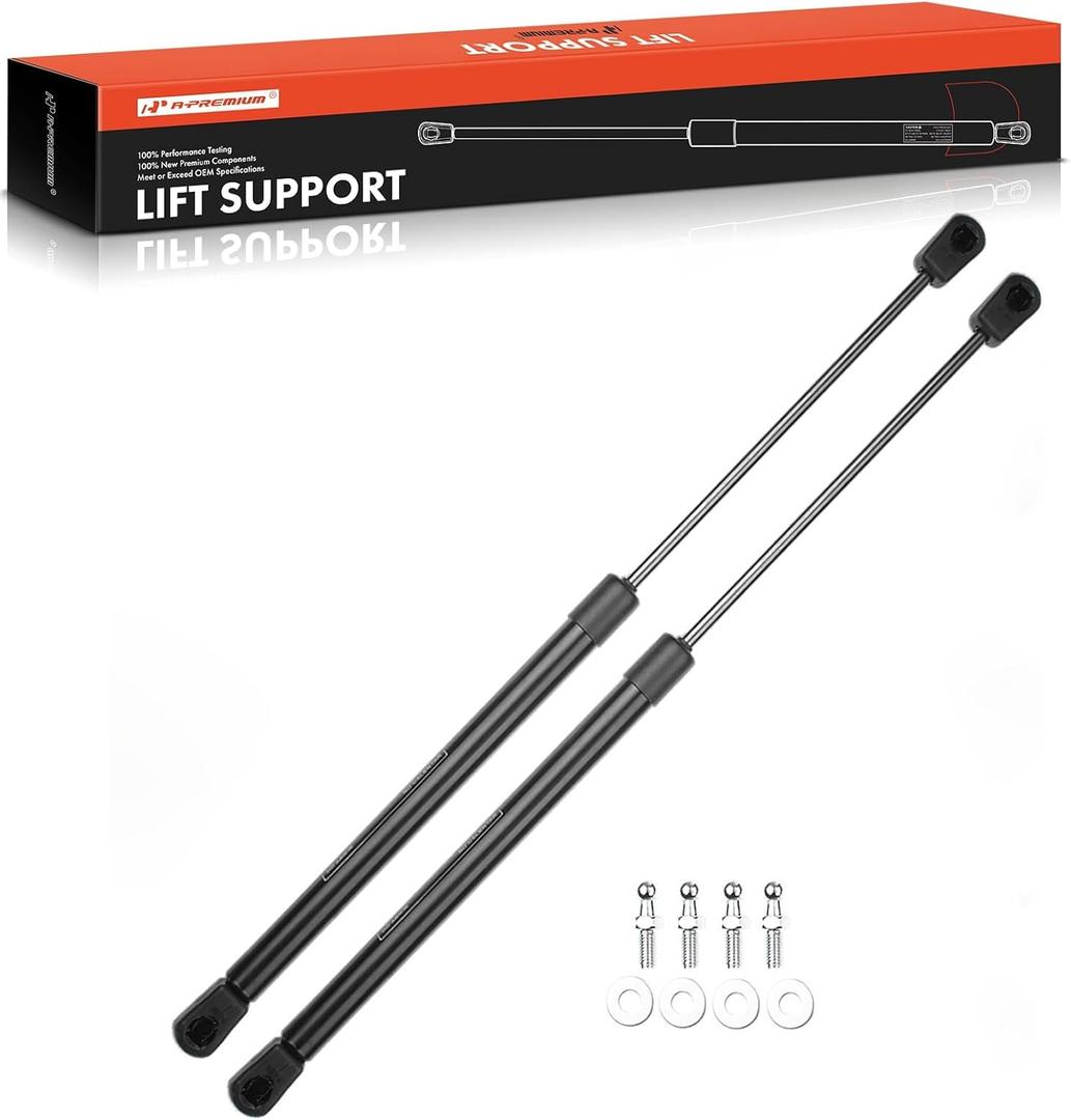 A-Premium 15.98 inch 20lb 16" Lift Supports Gas Prop Spring Strut Shock Compatible with Toolbox RV Camper Tonneau Cover Cabinets Sliding Window Storage Bed Bench Lids Basement Door Boat Hatch 2-PC Set