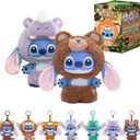 MINISO Disney Stitch Wild Animal Series Vinyl Surprise Box Figure Model Random Design Blind Box Toy Collectible Toy for Home Decor Birthday Gift (Random One Figure)
