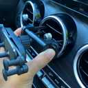 X-Rnio Car Phone Holder Mount for Circular Vent Compatible with Mercedes Benz GLC, C-Class, E-Class,B-Class,A-Class, GLC/GLB/GLA-Class 2016-2023, Mercedes Benz Accessories